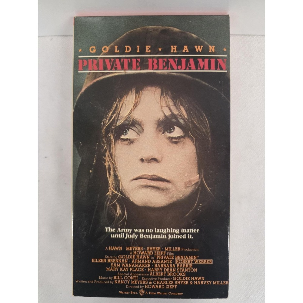 Private Benjamin VHS 1980 Goldie Hawn Warner Home Video Comedy Movie 11075